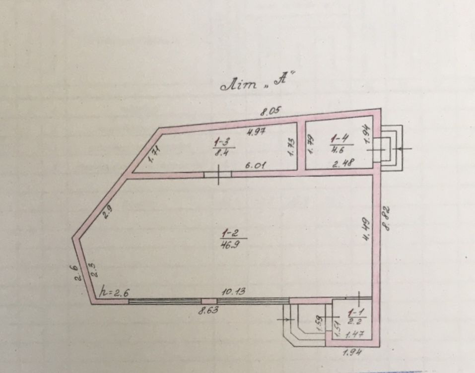 Продается отдельно стоящее помещение 62 кв.м  в Крыжановке ID 54017 (Фото 1)