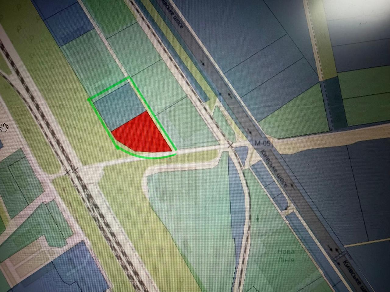 Продажа участка на Киевской трассе с ЖД веткой рядом ID 54155 (Фото 1)